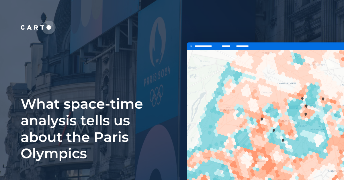 What space-time analysis tells us about the Paris Olympics